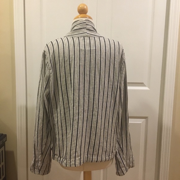 Sanctuary Striped Linen Jacket - Picture 4 of 6